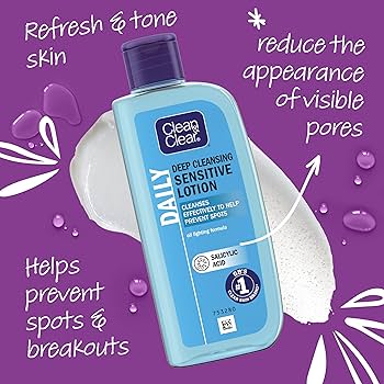 Clean & Clear Sensitive Skin Deep Cleansing Lotion 200ml